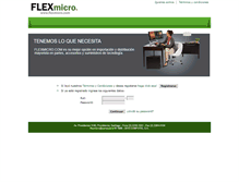 Tablet Screenshot of flexmicro.com